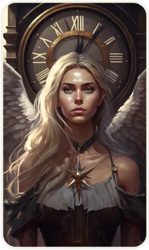 Divine Timing Angel Card